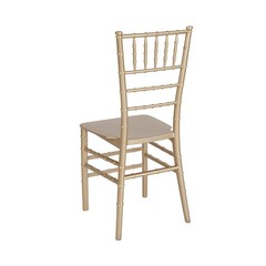 Gold Resin Chiavari Stacking Chair Heavy Duty for Event