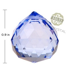 20MM Crystal Glass Lamp Ball Prisms Chandelier Wedding Decor Suncatcher Pendants