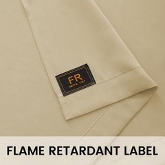 Fire Retardant Curtain Flame Resistant Blackout Curtains for School Classroom…