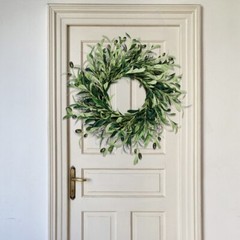 Olive Branch Wreath Artificial Wall Wedding Party Decor Farmhouse Olive garland