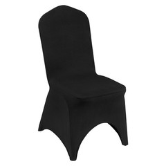 Uimoso 50PCS Black Stretch Spandex Chair Covers for Weddings and Events