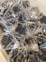 24 Pcs Teardrop Acrylic Crystal Balls wedding ornaments