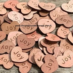 Unfinished Wood Heart Craft Embellishments Party Table Scatter DIY