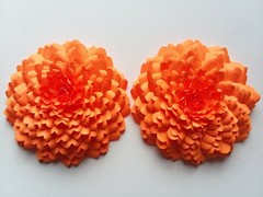 Paper Flower 3D Walls Decor Small Backdrop Wedding Zinnia Party Nursery 8 Colors