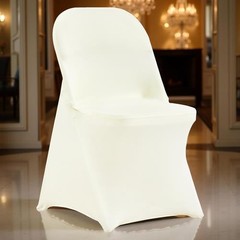 VEVOR IVORY 30PCS Stretch Spandex Folding Chair Covers-Wedding Dining pd 41z