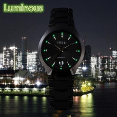 Luxurious His and Her Couple Watches Water Resistant Business Men Women Set Pair