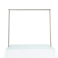 BalsaCircle 42-Inch Tall Gold Adjustable Over The Table Rod Stand B3320,