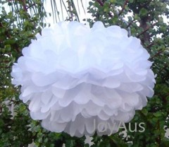 36x 30cm black white tissue paper pom poms wedding 21 birthday party venue decor