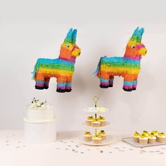 16″ x 22″ Assorted Colorful Paper Donkey Pinatas for Fiesta Party Decorations