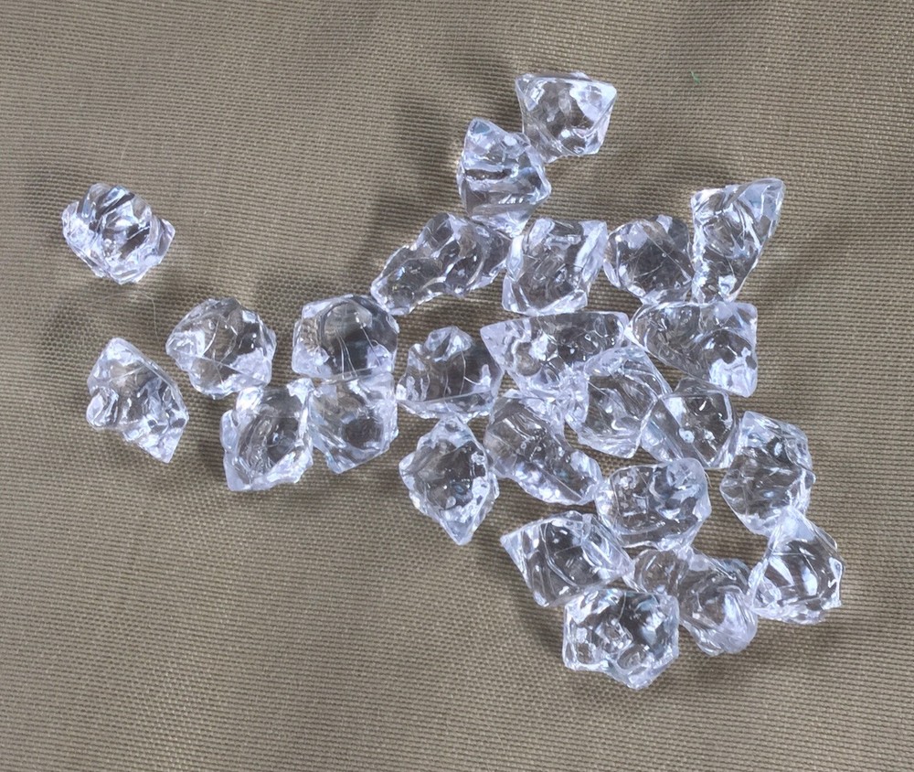 120 Pieces Acrylic Crystal Ice Rock Clear