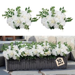 VEVOR Flower Balls Wedding Centerpieces 17.7-Inch Fake Flower Arrangement 10 PCS
