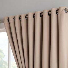 Warm Home Designs Extra Large 2 Taupe Wall to Wall Curtains 108″ x 108″ Each …