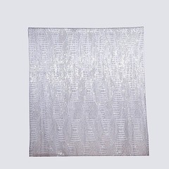 8ft x 8ft SILVER Geometric Sequin Photo Backdrop CURTAIN Drape Panel Party