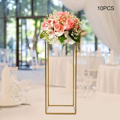 23.6in 10Pcs Tall Gold Metal Flower Stand for Wedding Table Centerpieces Decor