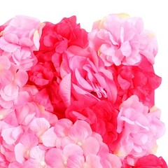 12* Artificial Fake Flower Velvet Hydrangea Wall Panel Banquet For Wedding Party