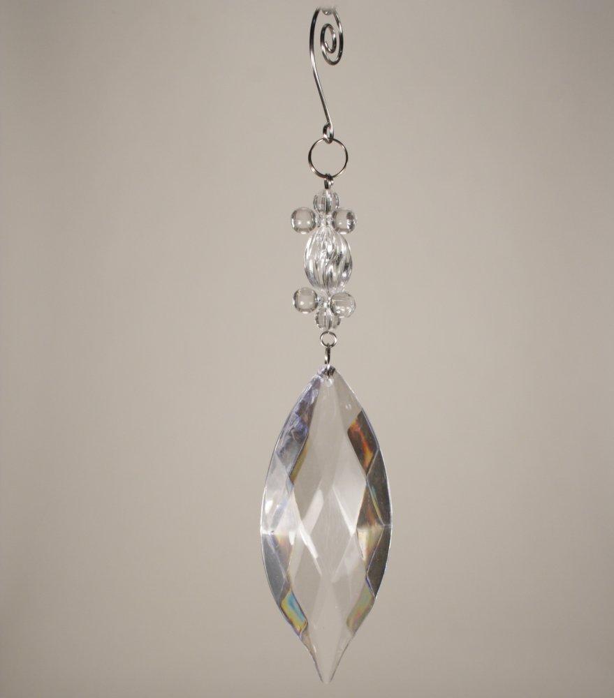 12 Pieces Sun Catcher Chandelier Crystal 7 3/4″ Acrylic #005005771 Clear
