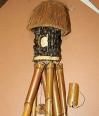 Beach Wedding Tiki Bar Hanging Island Bamboo Decor Mobile, G-61a