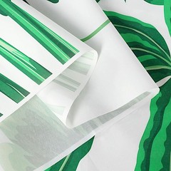 8 ft Printed Vinyl PHOTO BACKDROP Tropical Leaves Party BANNER Events