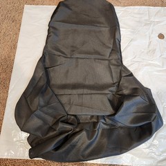 Chair Covers Weddings Events Black SQUARE TOP 5 PK POLYESTER BANQUET New