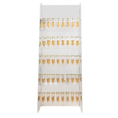 Silver 5 ft Foam 5-Tier Wine Glass Rack Champagne Flute Holder Stand Party
