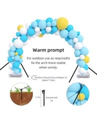 Balloon Arch Kit 9′ & 10′ Foot Width Adjustable Balloon Arch Stand Garden