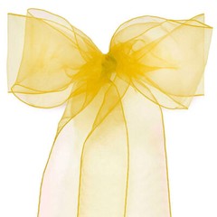 10/20/50/100/150pcs Organza Wedding Chair Cover Bow Sashes Ribbon Tie Back Sash