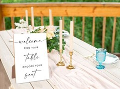 Please Find Your Seat Sign, Minimalist Bridal Shower Sign, Wedding Welcome Si…