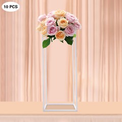 23.6in 10Pcs Tall Gold Metal Flower Stand for Wedding Table Centerpieces Decor