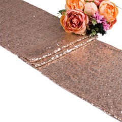 12″x108″ Glitter Dining Table Runner Sequin for Birthday Wedding Supplies Decor