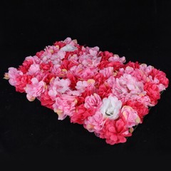 12pcs Rose Flower Wall Panels Artificial Silk Wedding Decor Party Home Floral!
