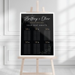 Wedding Seating Chart, Personalized Wedding Welcome Sign, Party Decorations
