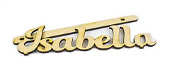 Personalised Custom MDF Wood Wooden Kids Name Plaque Sign Baby Shower Birthday