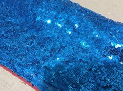 blue glitter sequin table runner wedding anniversary party cake table decoration