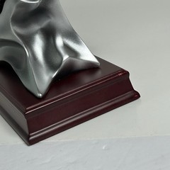 Bond of Marriage With This Ring Silver – Wedding Gift Sculpture Anniversary