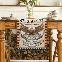 Anniversary USA Table Runner Birthday Kitchen Dining Table 13 x 90 inch