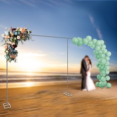 19.7*9.8ft Garden Arch For Wedding Bridal Party Decoration Prom Flower Stand