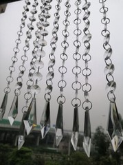 20Pcs Acrylic Beads Garland Chandelier Hanging Wedding 50CM Party Decortion