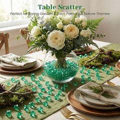 150PCS Premium Acrylic Fake Ice Rocks Vase Stabilizing Luxury Table Decor New