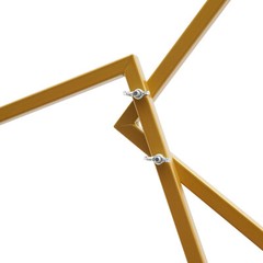 Wedding Backdrop Stand(Circle and Square), Detachable 4 Tier Flower Arch Frame