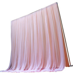 Wedding Backdrop Curtain White Gauze Net Ice Silk Wedding Background Drape