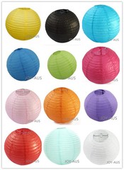 9x 30cm yellow paper lanterns engagement wedding birthday party home decoration
