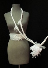 Elegant White Wedding Lasso Rope, Traditional Satin Cord – Unity Symbol (4.3ft)