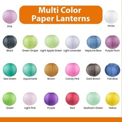 Chinese Paper Lantern Decoration Wedding Party Festival 8″ 10″ 12″ 14″ 16″