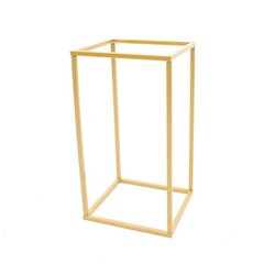 Gold Home Wedding Plant Use Decoration 2-Piece Display Flower Bucket Stand