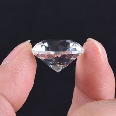 100pcs 18mm Clear Crystal Diamond Confetti Ornament Wedding Venue Decorations