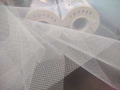 25 Yards Vintage Topper Tulle Net Ribbon Ice Light Blue Wedding Veil Netting 6″