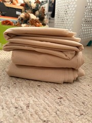 Taupe Drapes for Wedding Arch