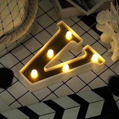 6″ tall GOLD V LED Lighted Marquee Letters Sign Party Wedding Events Decorations