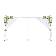 Wedding Party Backdrop Stand Pipe Kit 6x3m carbon steel Pole Curtain Frame