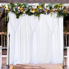 Heavy Duty Wedding Backdrop Stand Party Background Drape Support Adjustable Kit
